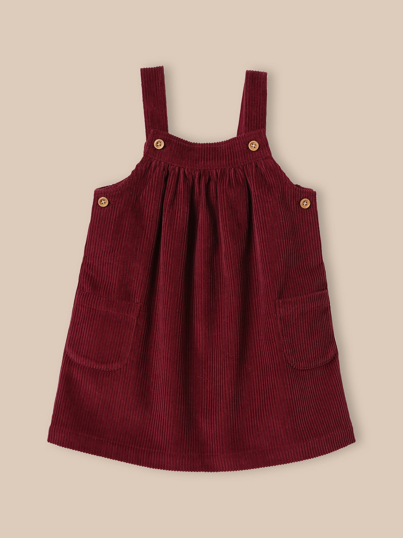 Baby-Latzkleid aus Breitcord