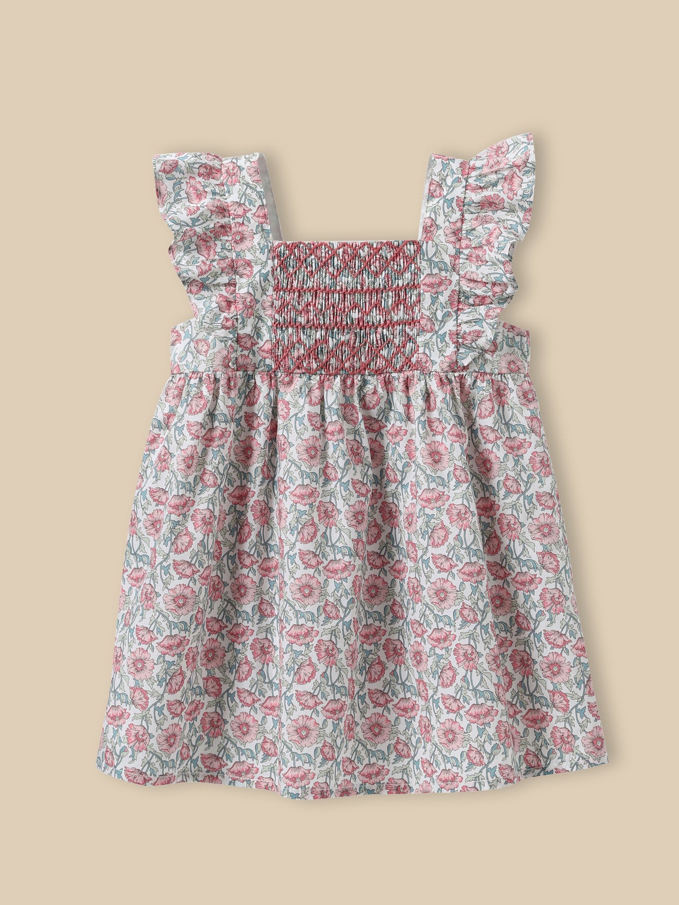 Kleid aus Liberty-Stoff Victoire - Kollektion Festtage und Hochzeiten
