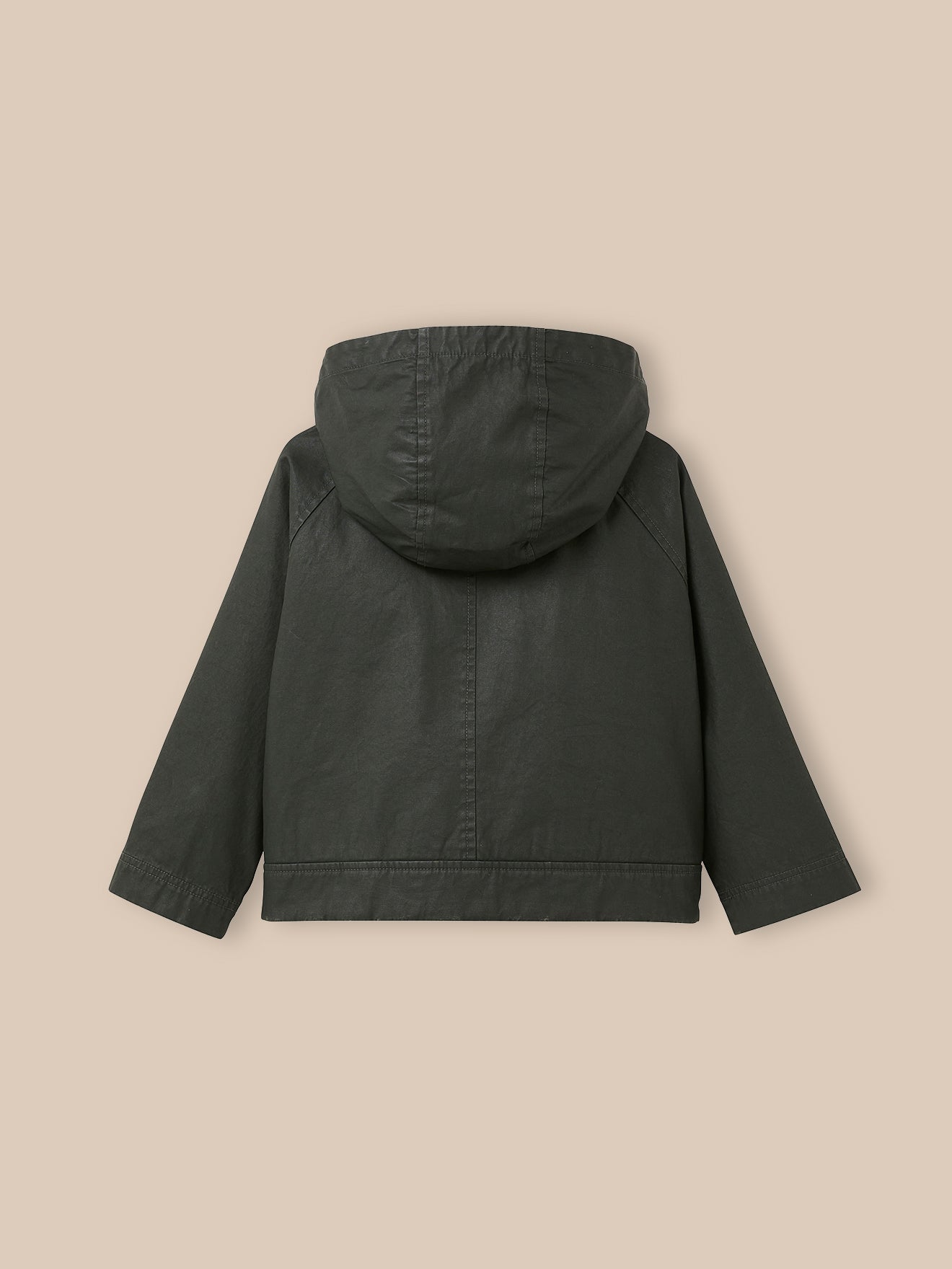 Mädchenjacke aus beschichteter Baumwolle
