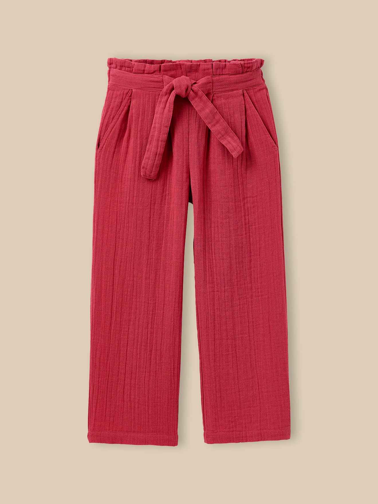 Mädchen-Hose aus Baumwollgaze – Kollektion « Junior »