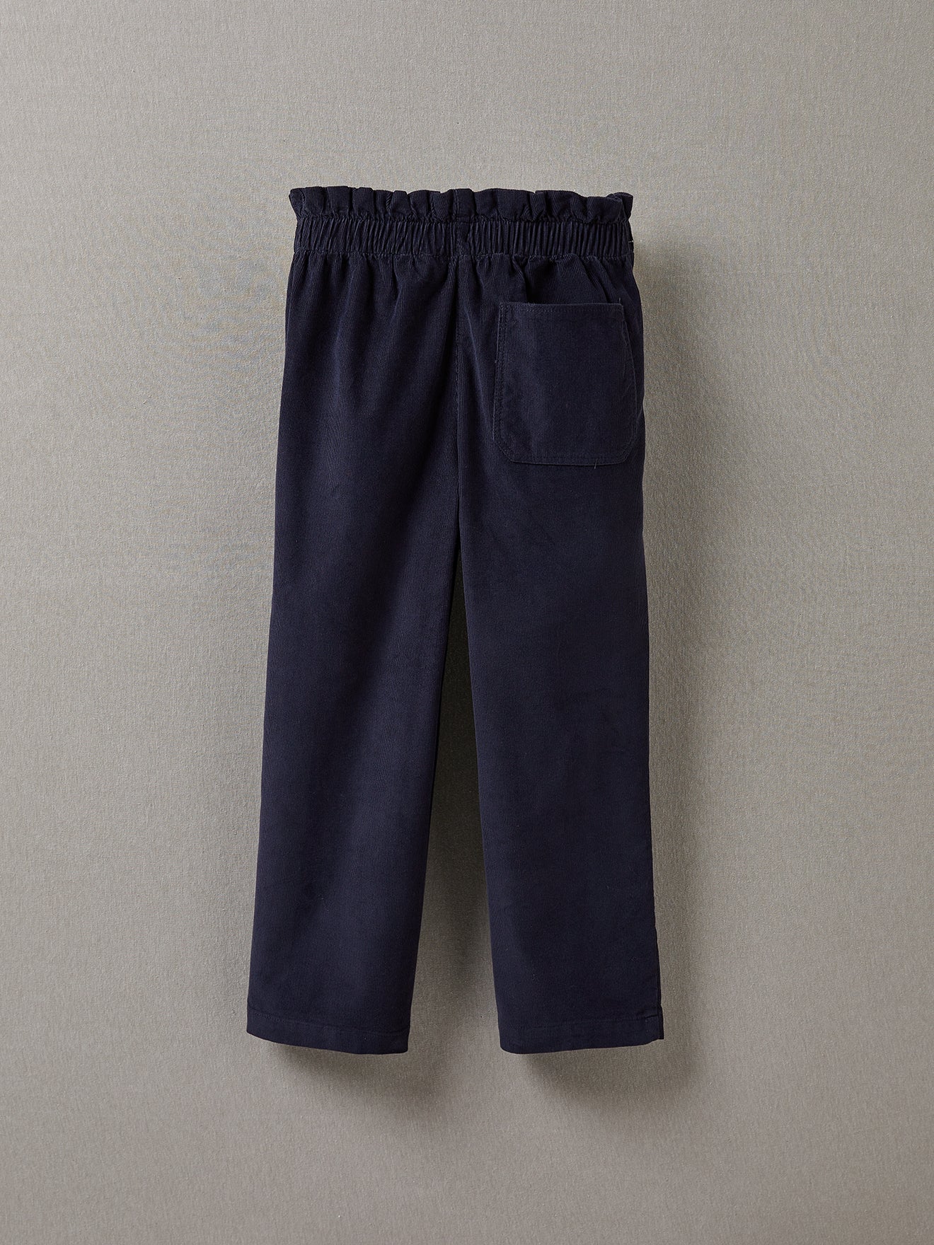 Mädchenhose, weit, aus Velours
