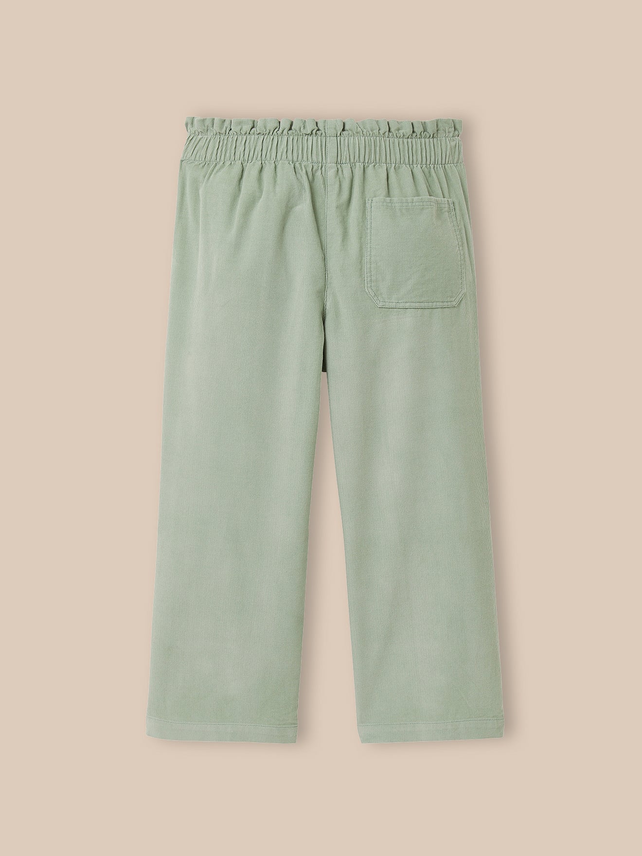 Mädchenhose, weit, aus Velours