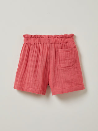 Mädchen-Shorts aus Baumwoll-Gaze