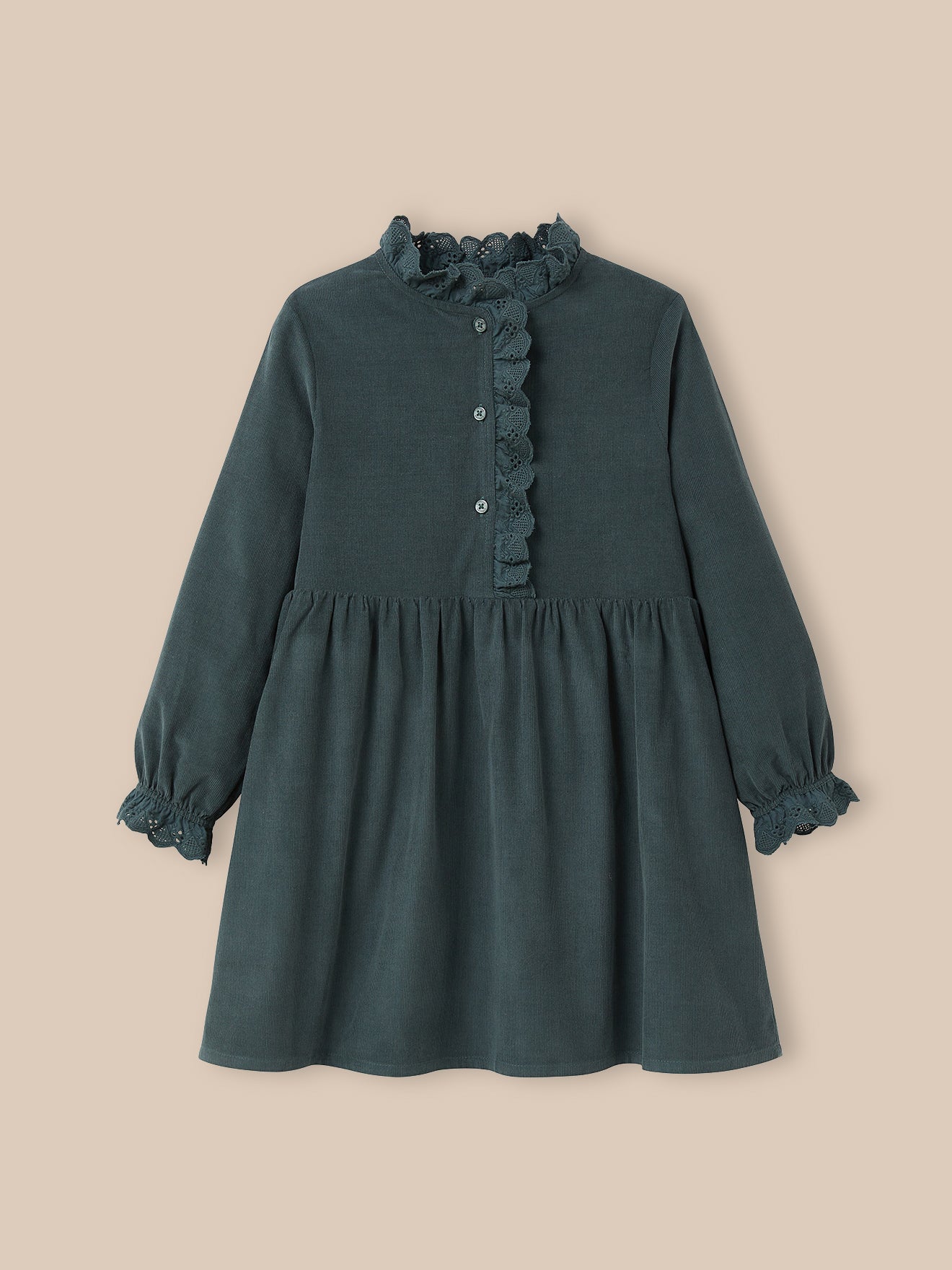 Mädchenkleid aus Velours