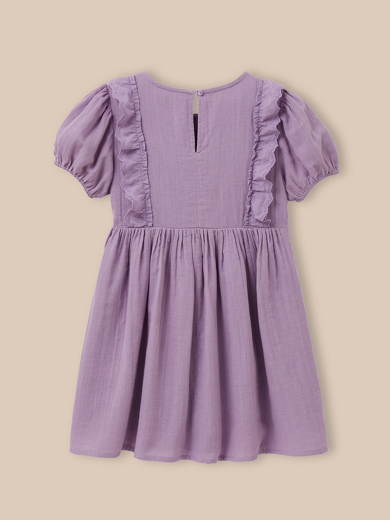 Mädchenkleid aus Bio-Baumwollgaze