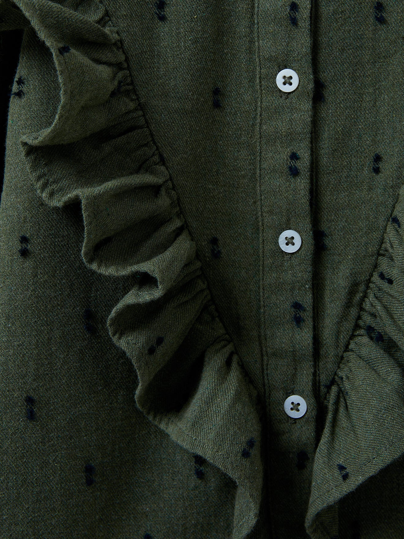 Mädchenbluse mit Volants
