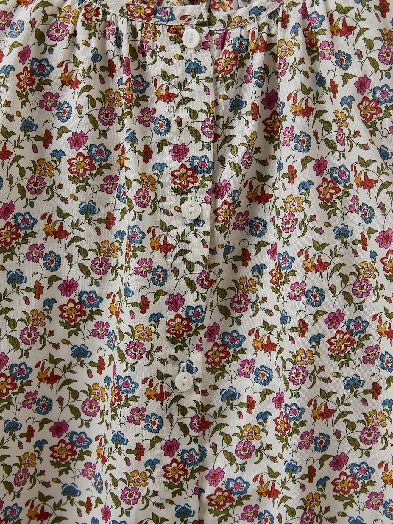 Mädchenbluse aus Liberty®-Stoff « Aisha »