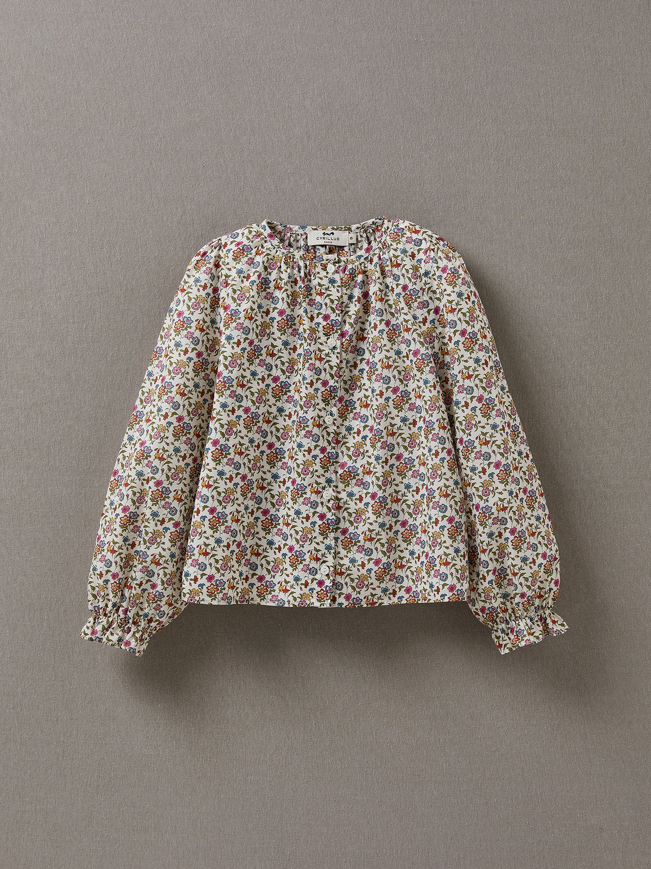 Mädchenbluse aus Liberty®-Stoff « Aisha »