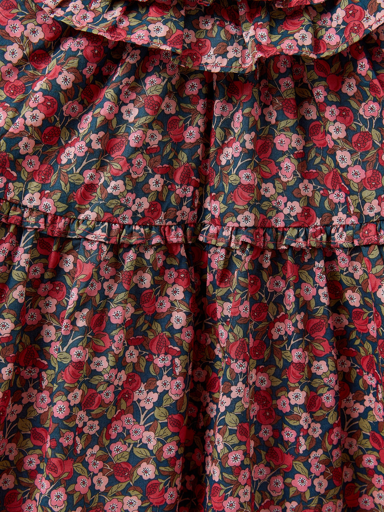Mädchenbluse aus Liberty®-Stoff « Nectar »
