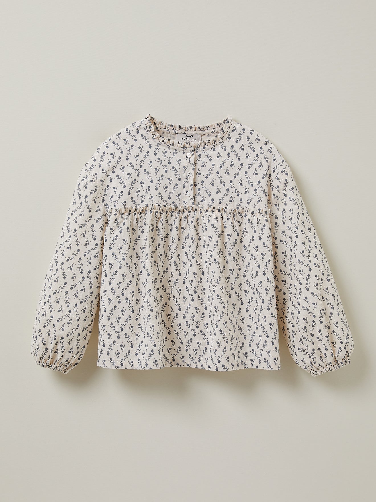 Mädchenbluse mit Druckmuster « Maggie »