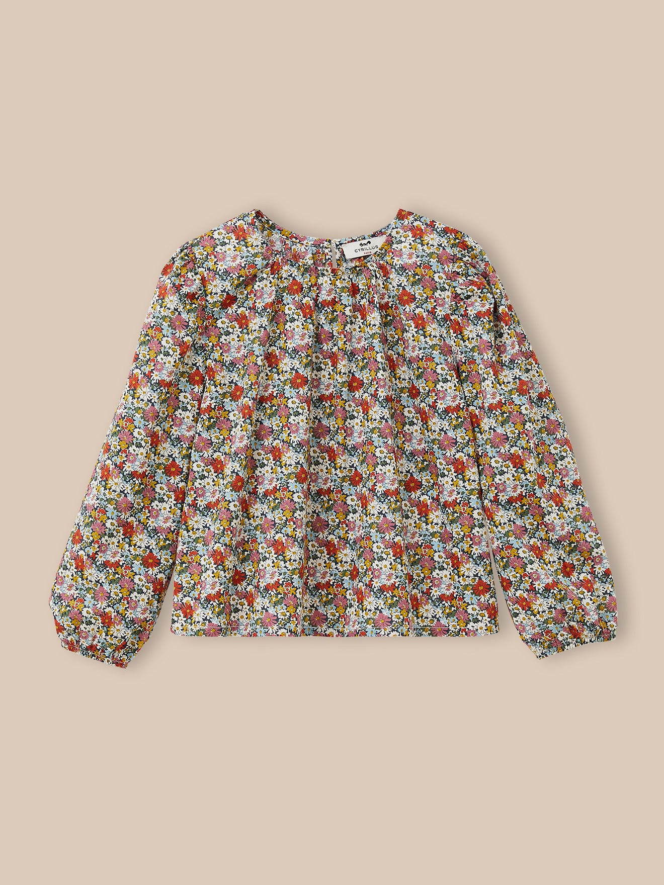 Mädchenbluse aus Liberty®-Stoff « Libby »