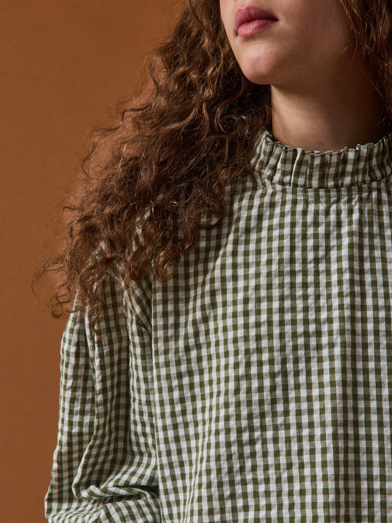 Mädchenbluse mit Vichy-Karos – Kollektion von Cyrillus X Apaches