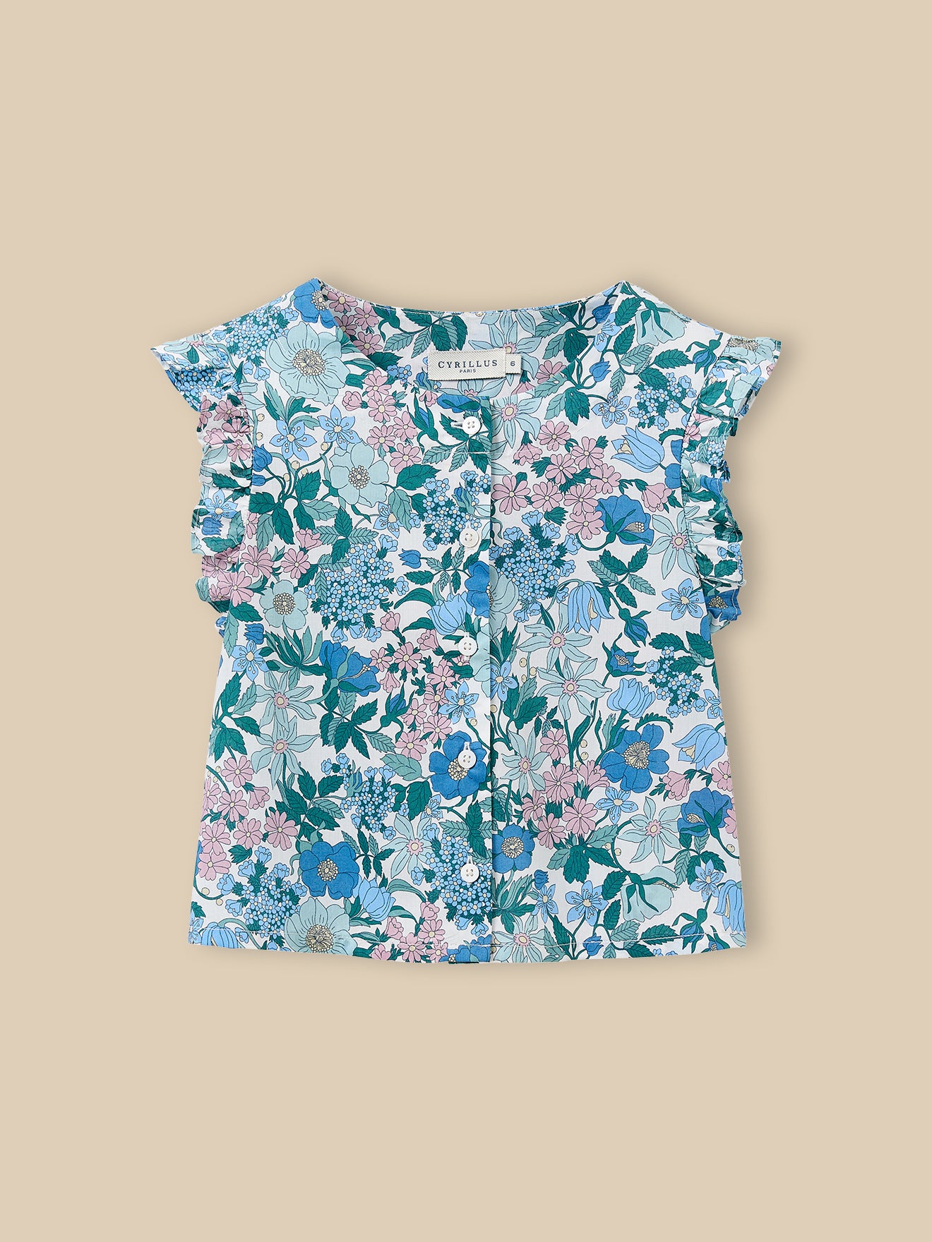 Mädchenbluse aus Liberty®-Stoff
