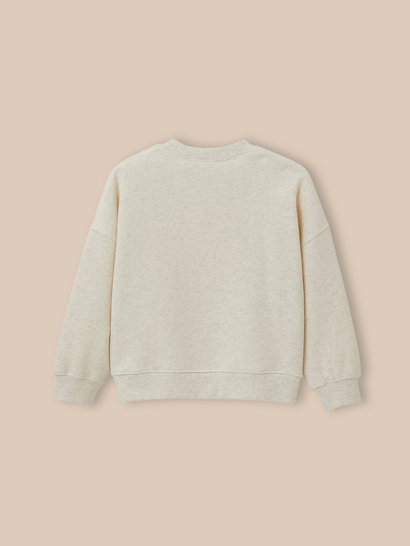 Mädchen-Sweatshirt mit Buchstaben aus Liberty®-Stoff – Bio-Baumwolle
