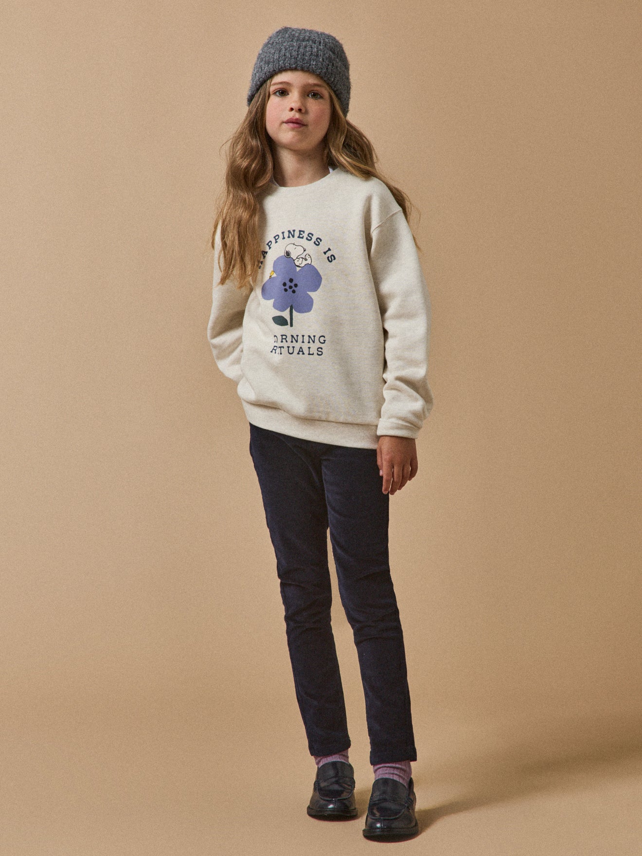 Kinder-Sweatshirt Cyrillus X PEANUTS(TM) – Snoopy Kollektion