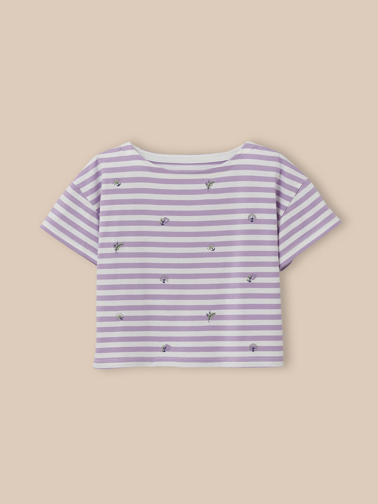 Mädchen T-Shirt mit Stickerei – Bio-Baumwolle