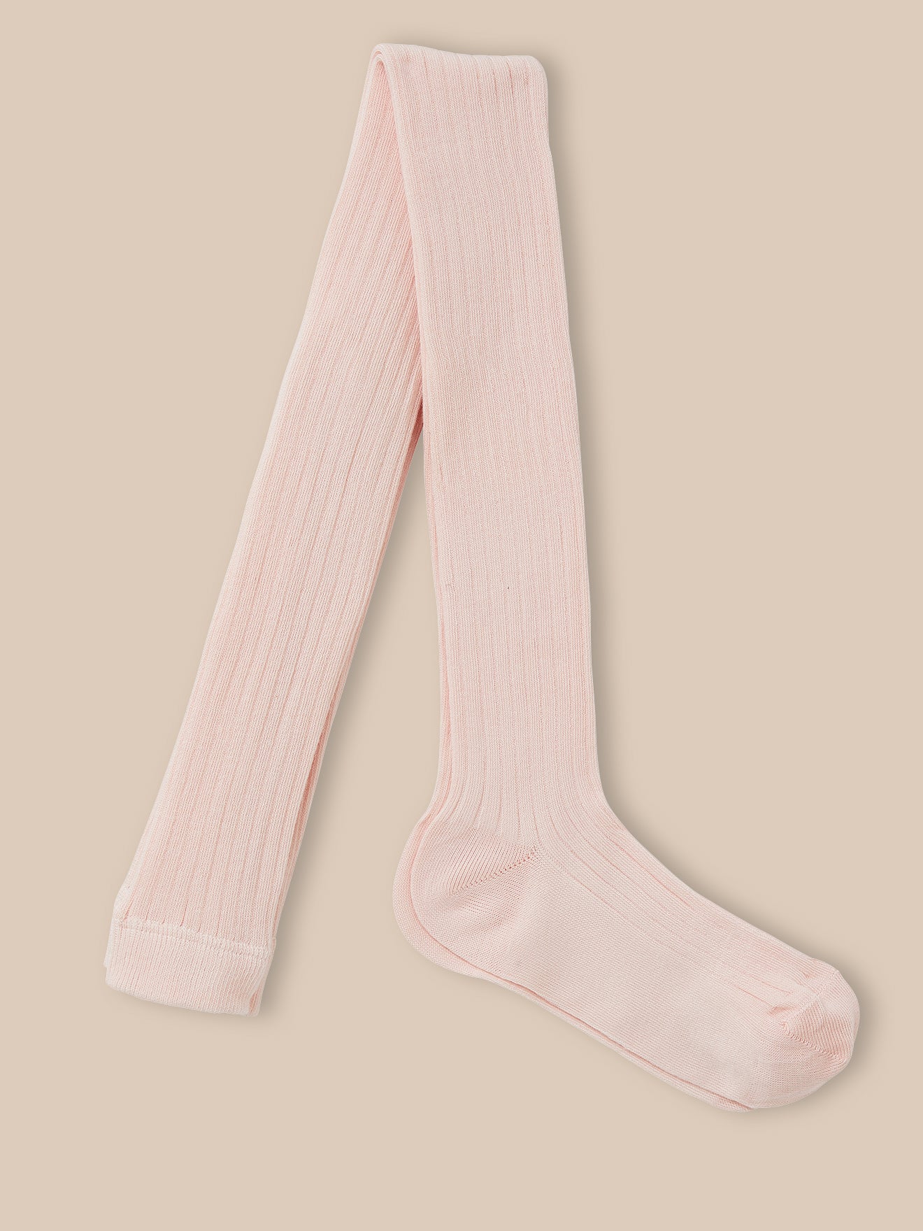 Mädchen-Strumpfhose aus Rippstrick