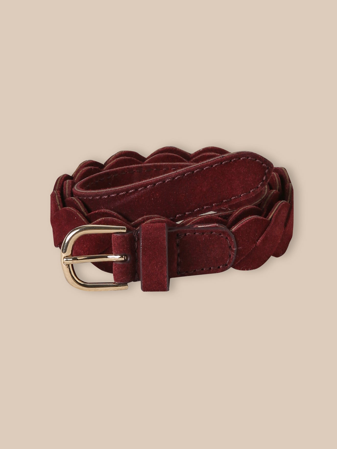 Mädchen-Gürtel aus geflochtenem Leder