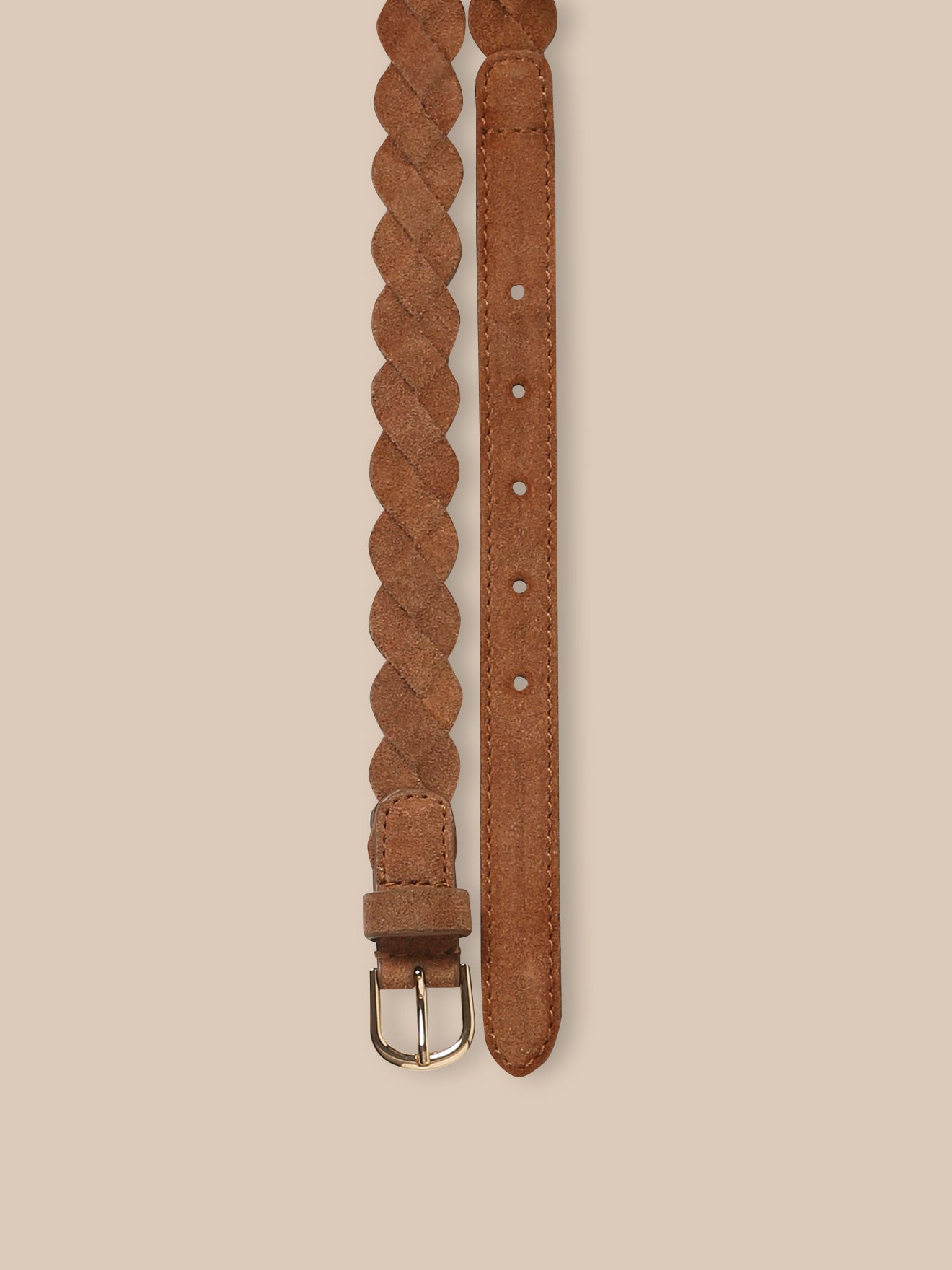 Mädchen-Gürtel aus geflochtenem Leder