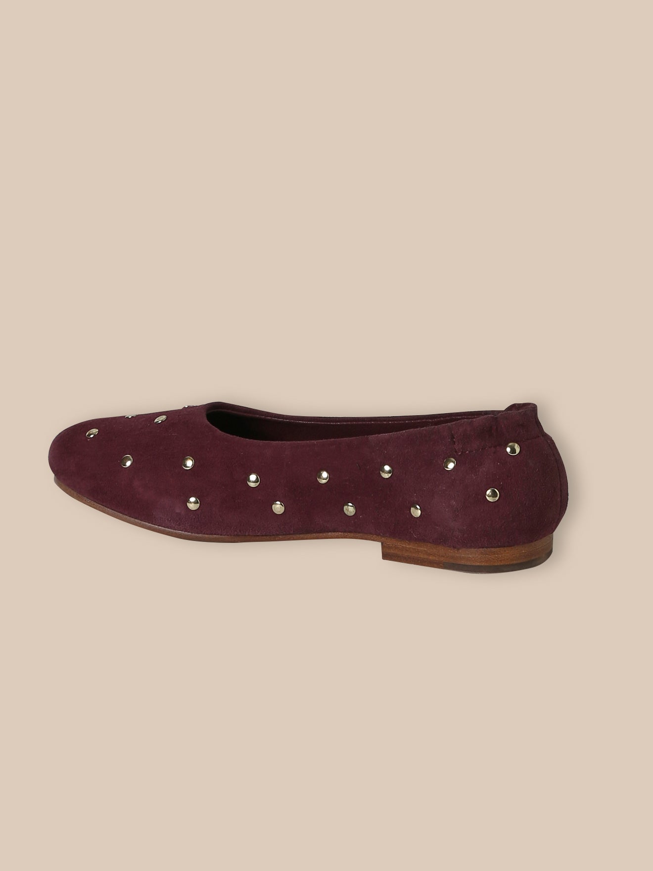 Mädchen-Ballerinas aus Nietenleder
