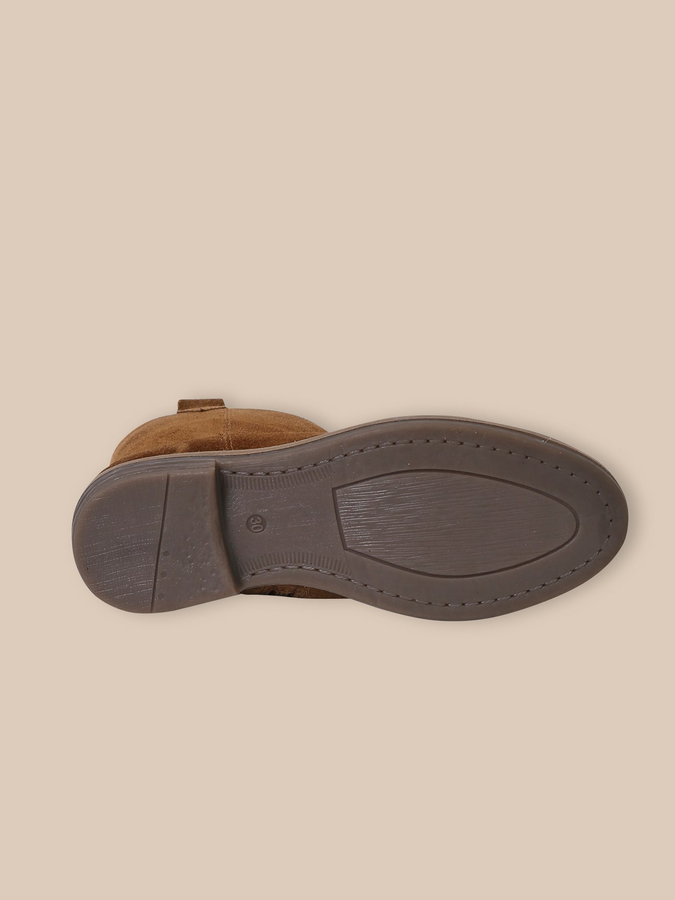 Mädchen-Boots im Westernstil aus Veloursleder