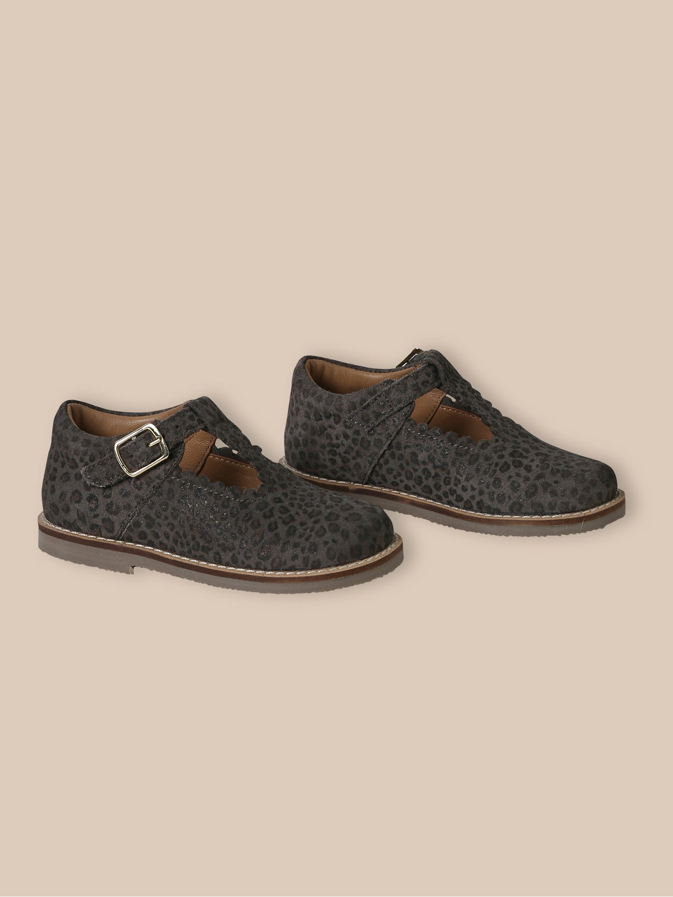 Mädchen-Riemchenschuhe aus Leder
