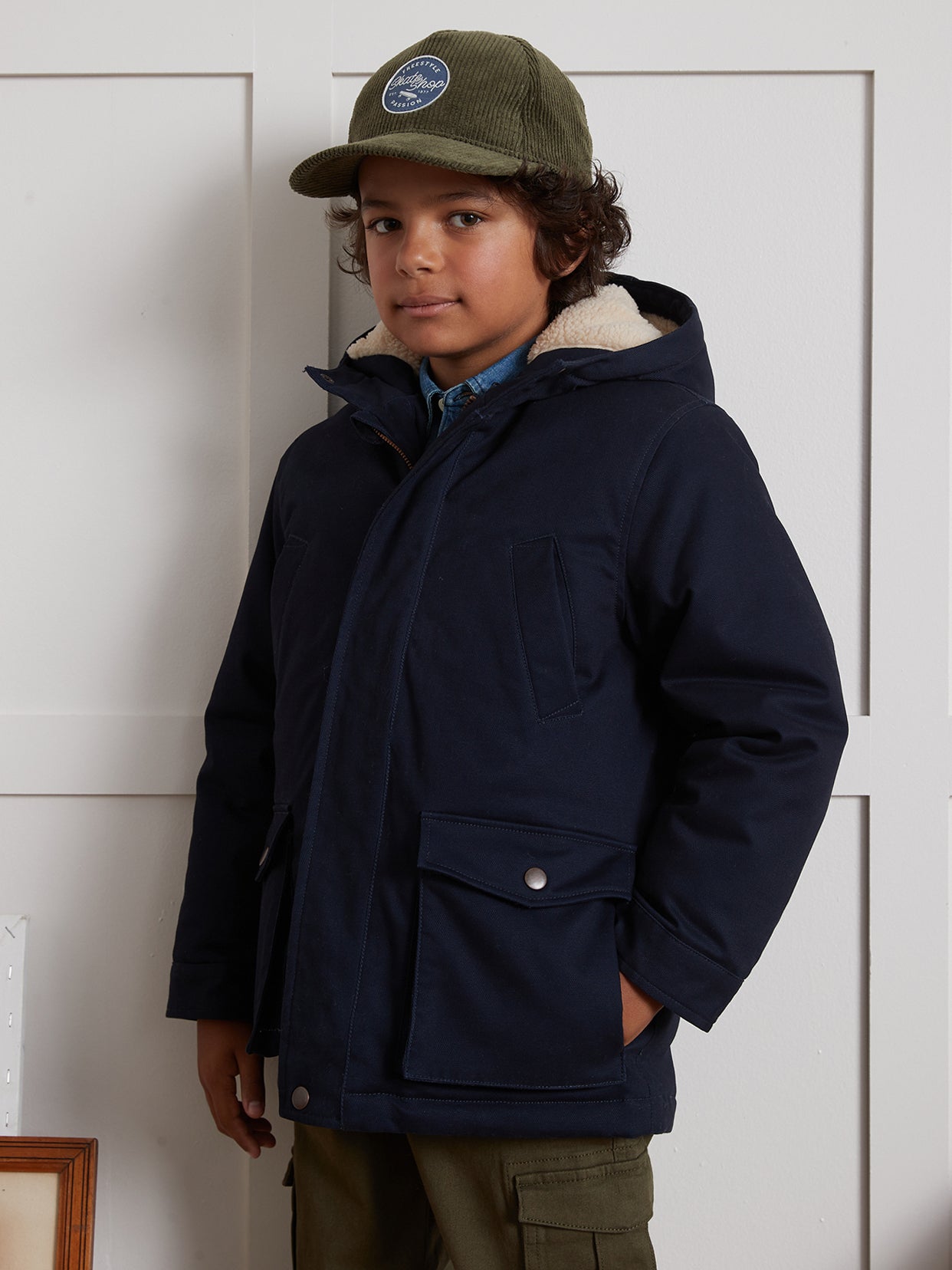 Jungen-Parka, 3-in-1