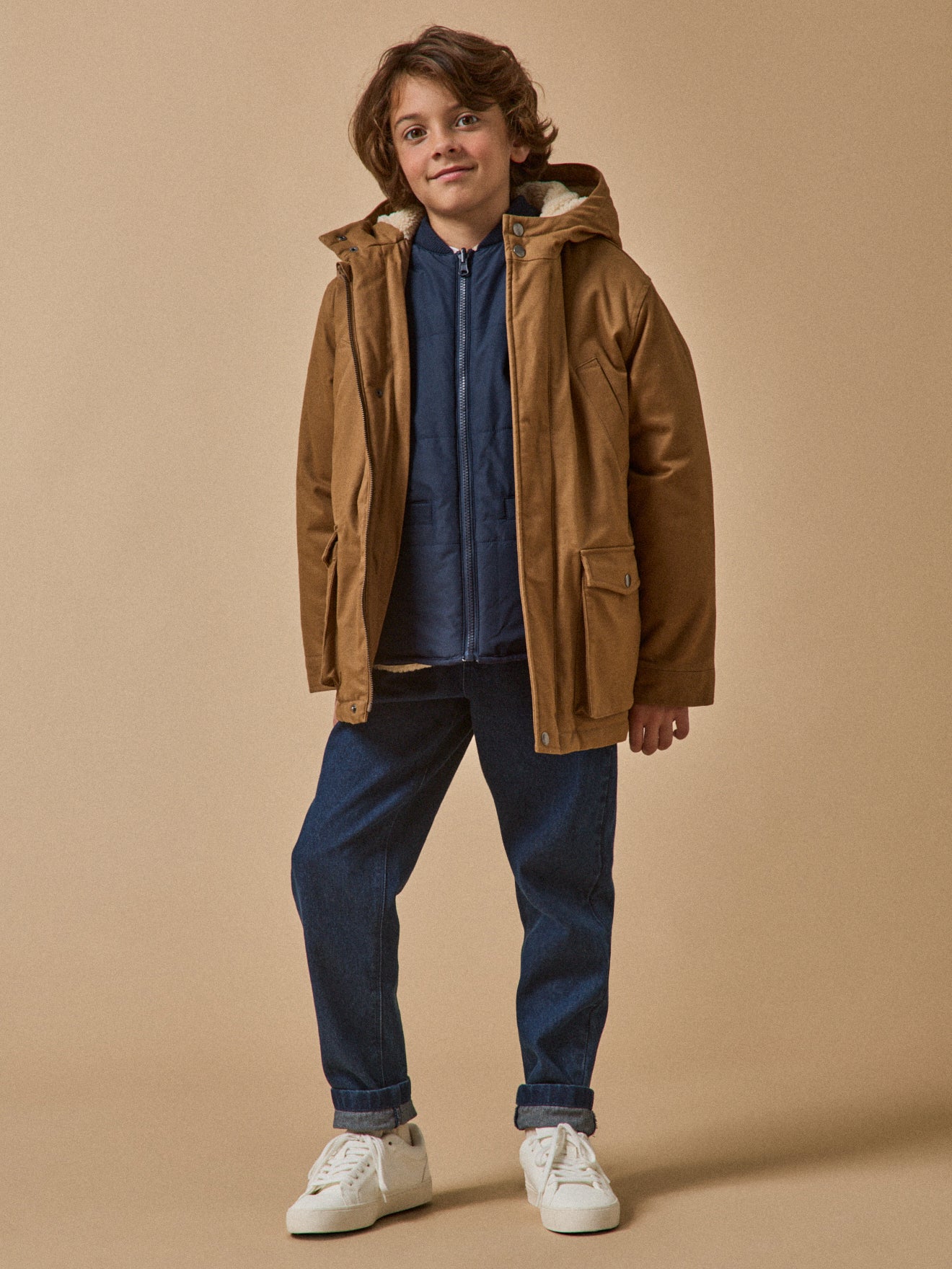 Jungen-Parka, 3-in-1