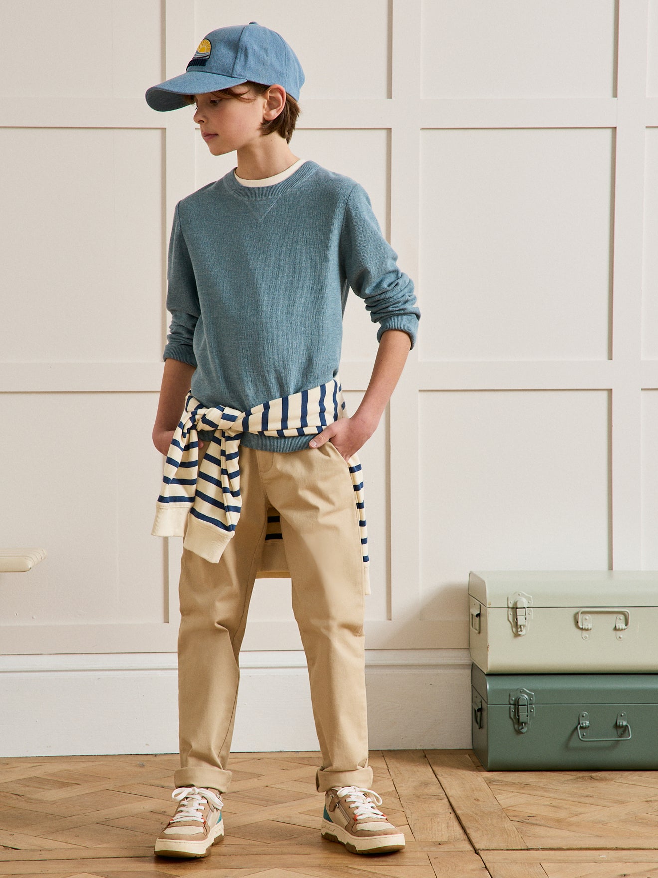 Jungen-Chinohose