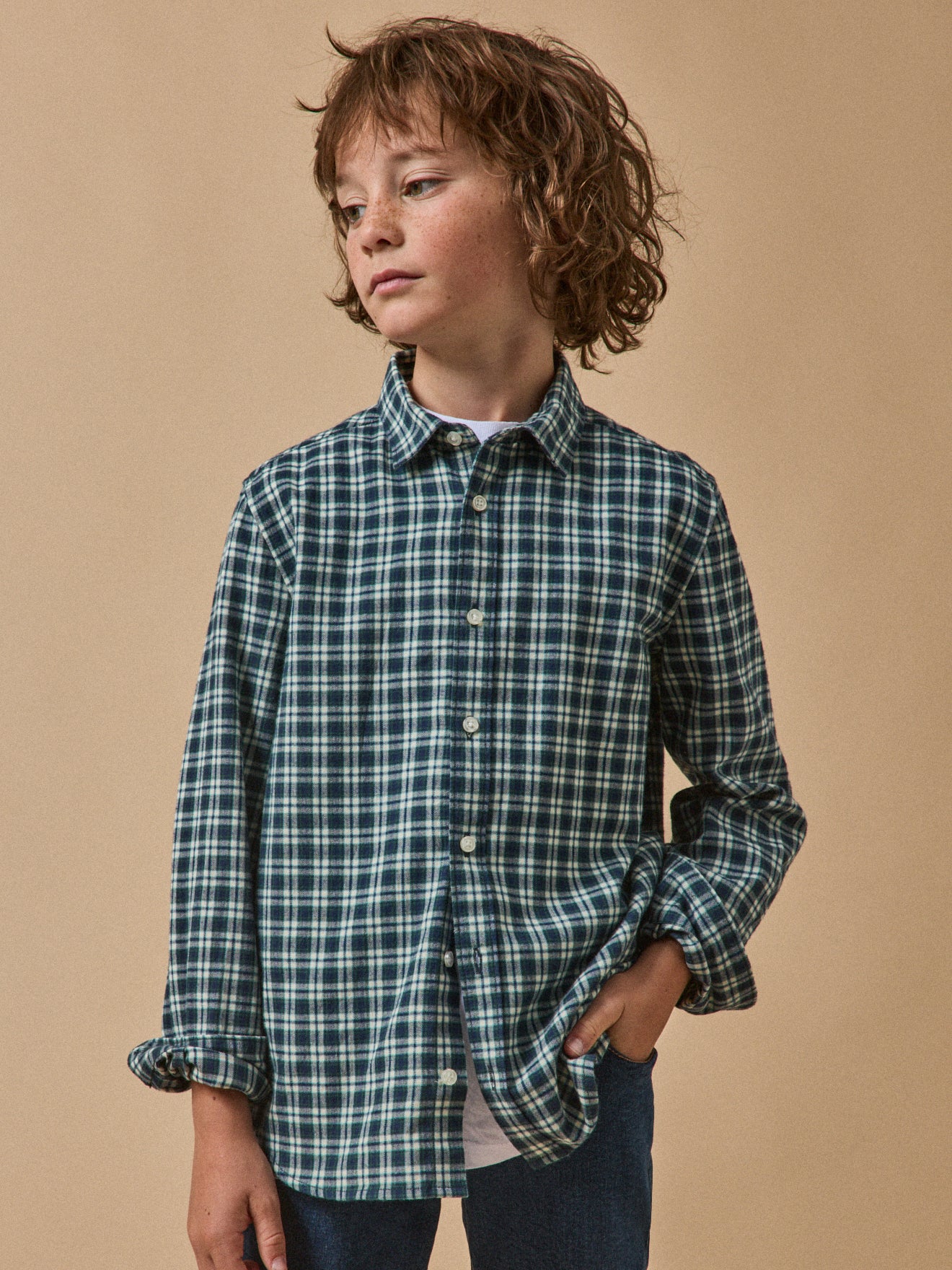 Jungenhemd aus Flanell