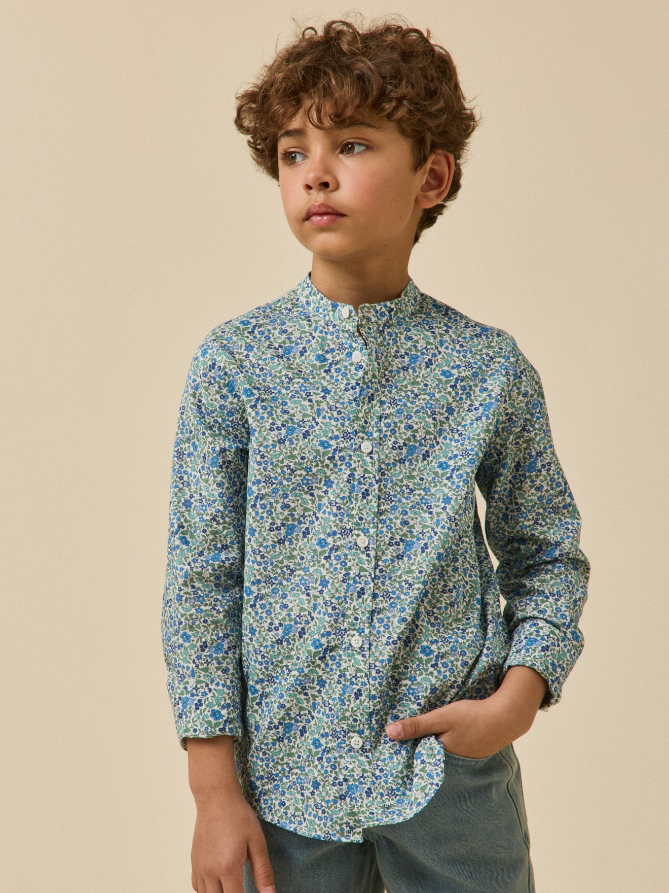 Hemd aus Liberty®-Stoff – Kollektion für Festtage und Hochzeiten