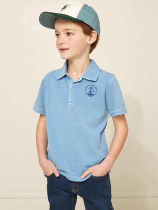 Jungen-Poloshirt aus Pikeestrick - Bio-Baumwolle