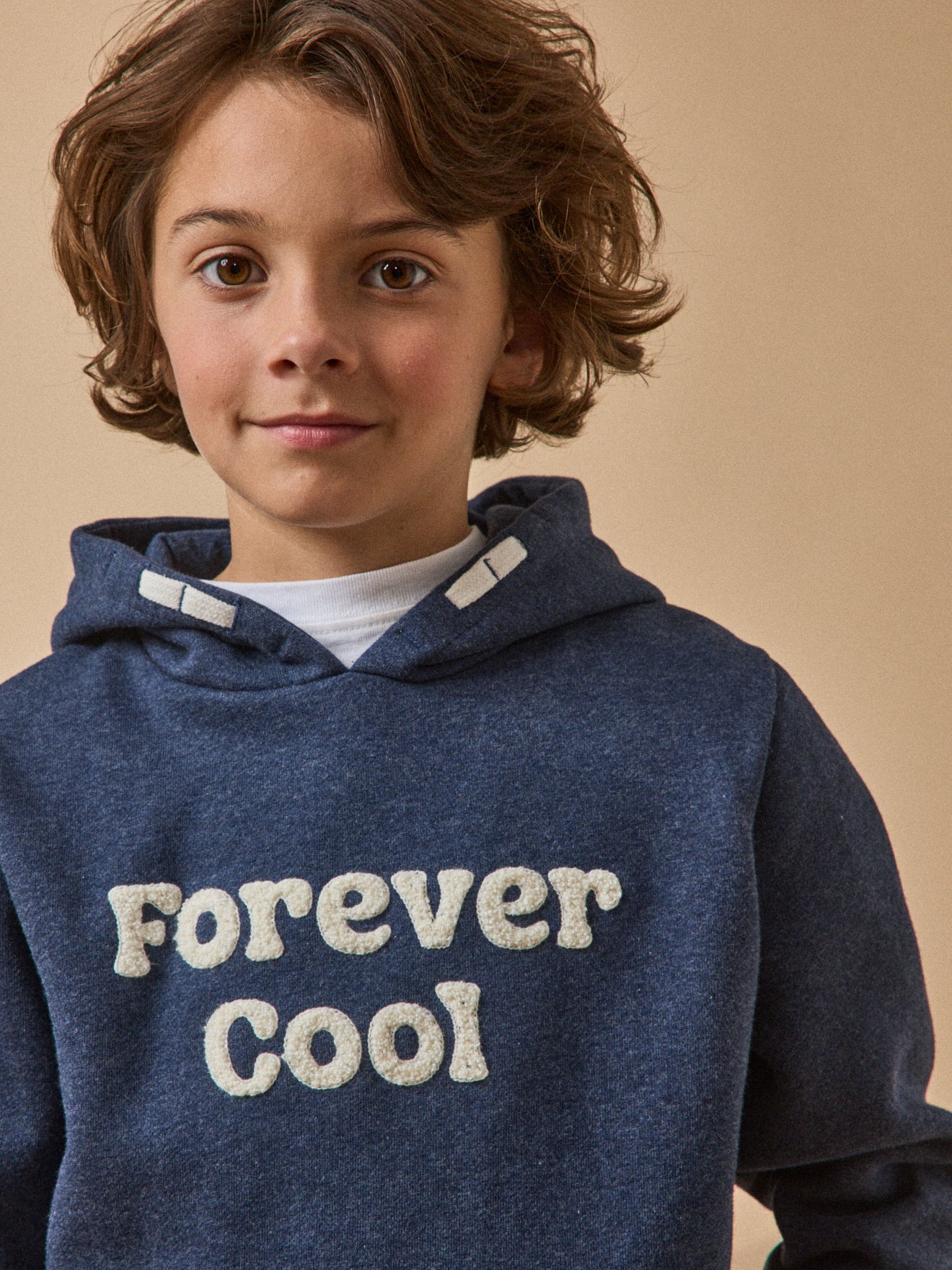 Jungen-Sweatshirt mit Kapuze