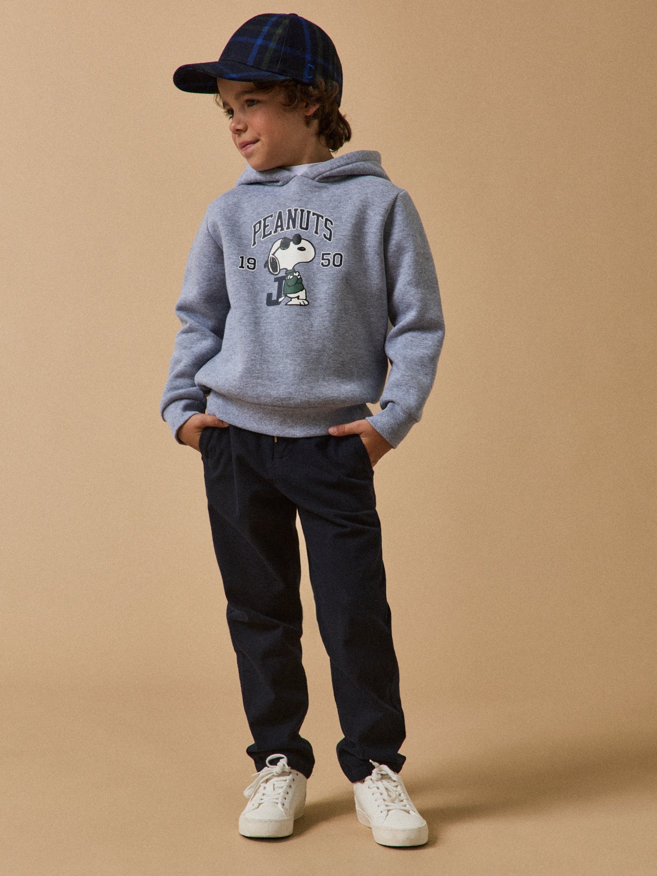 Kinder-Sweatshirt mit Kapuze Cyrillus X PEANUTS(TM) – Snoopy Kollektion