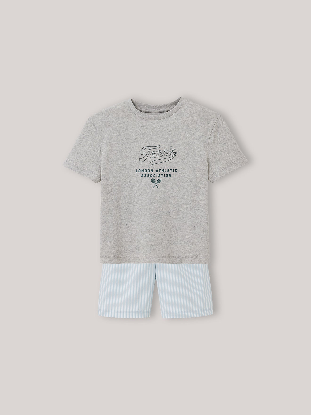 Jungen Kurz-Pyjama – Bio-Baumwolle