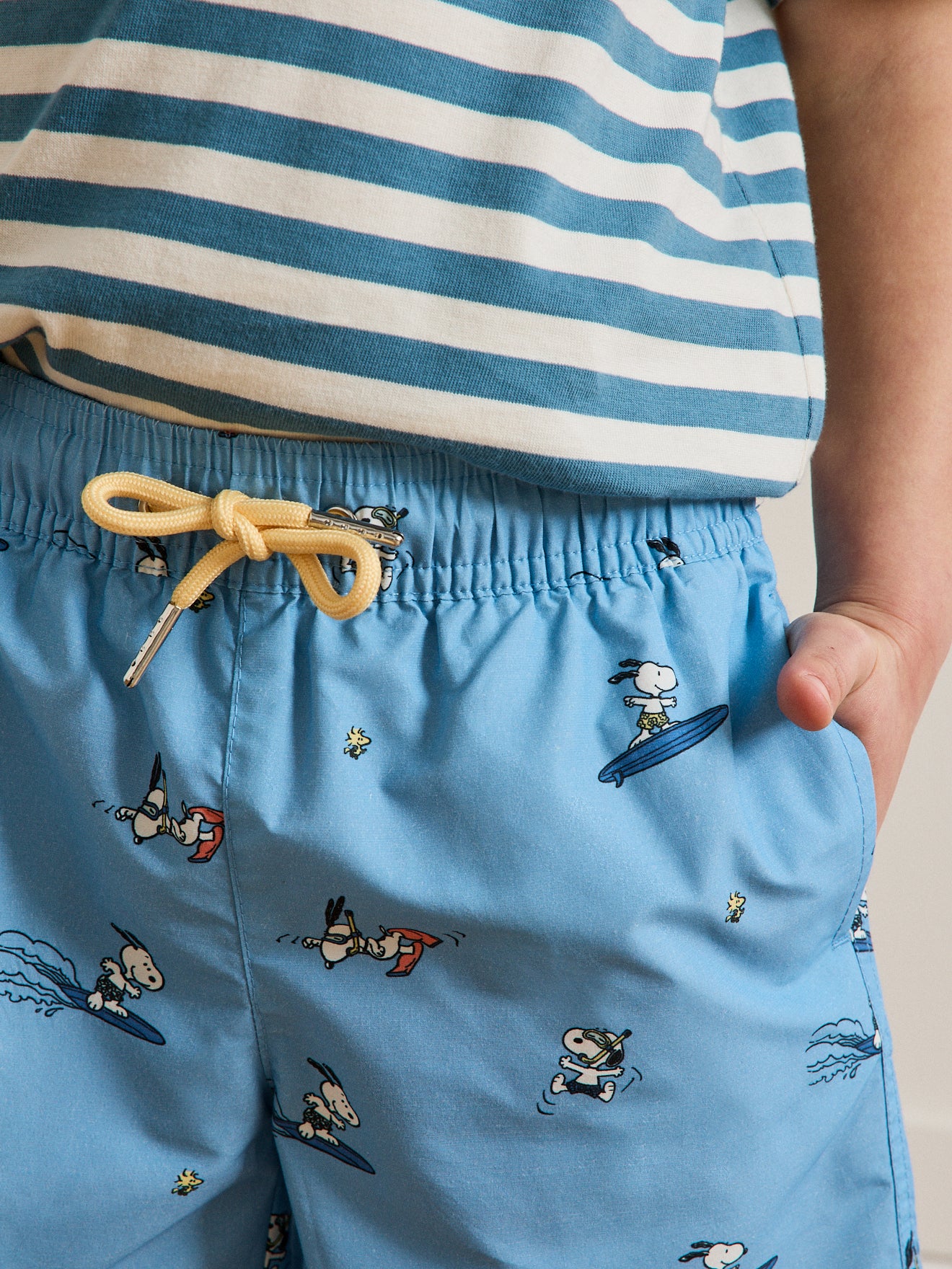 Jungen-Badehose Cyrillus x PEANUTS(TM) Kollektion Snoopy
