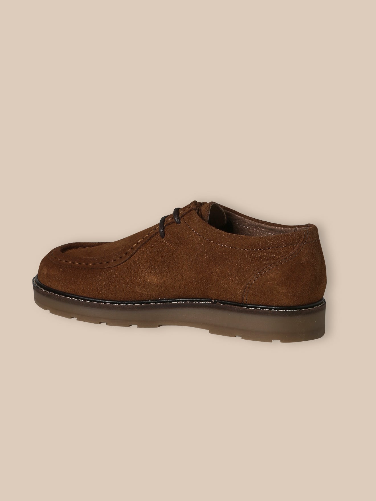 Jungen-Schnürschuhe aus Veloursleder