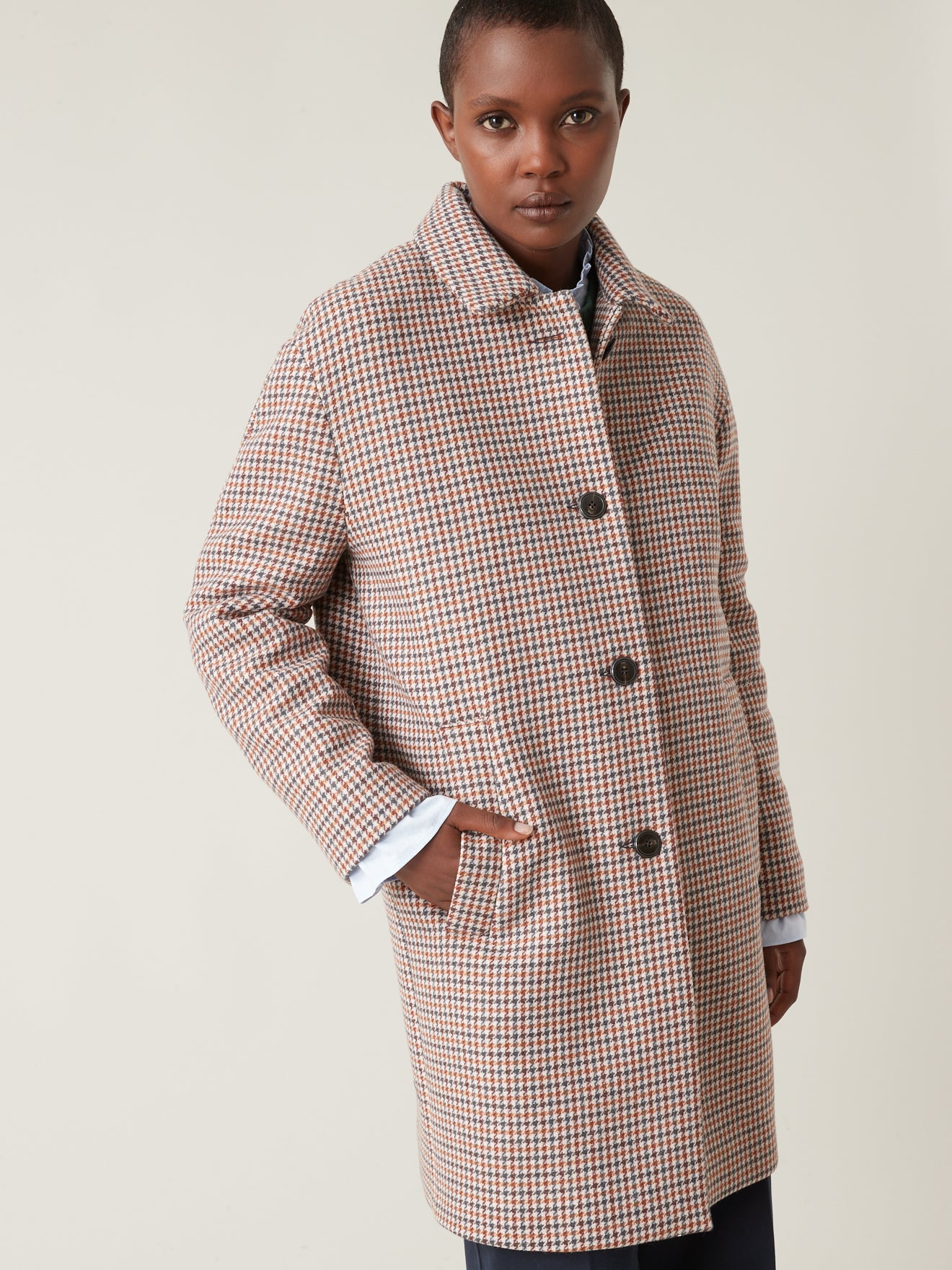 Damen Car Coat-Mantel