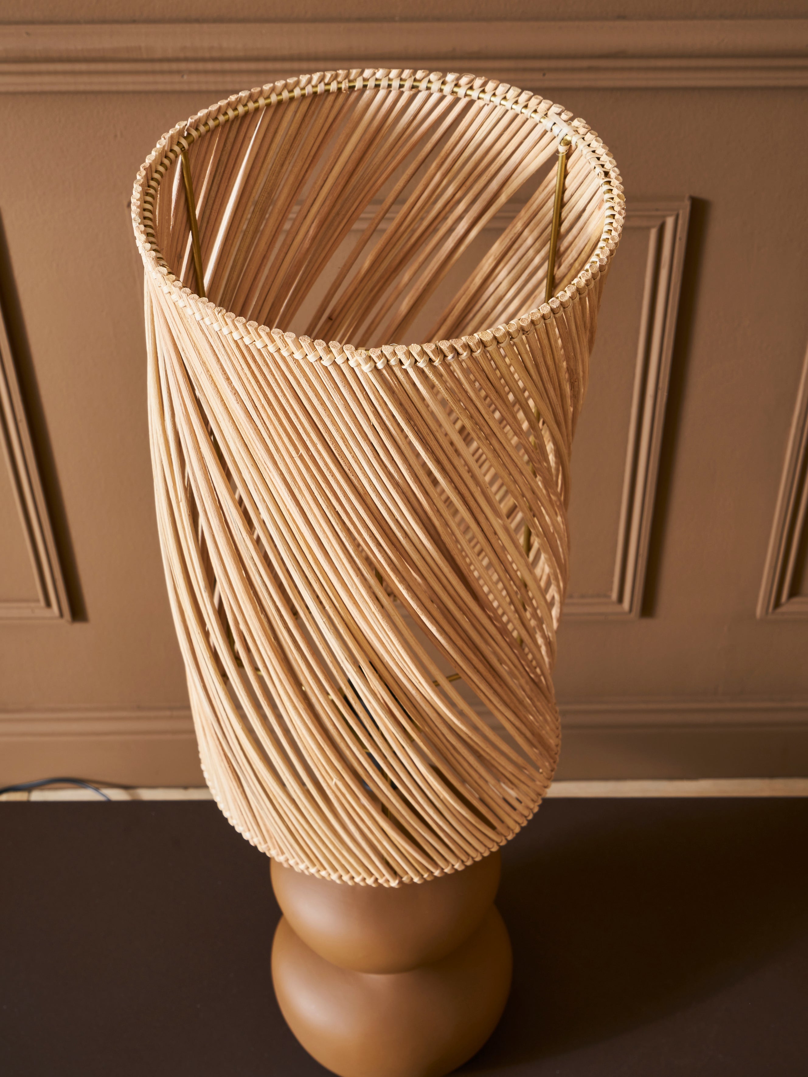 Exklusive Kollektion Cyrillus X Homata - Lampenschirm aus Rattan NATO