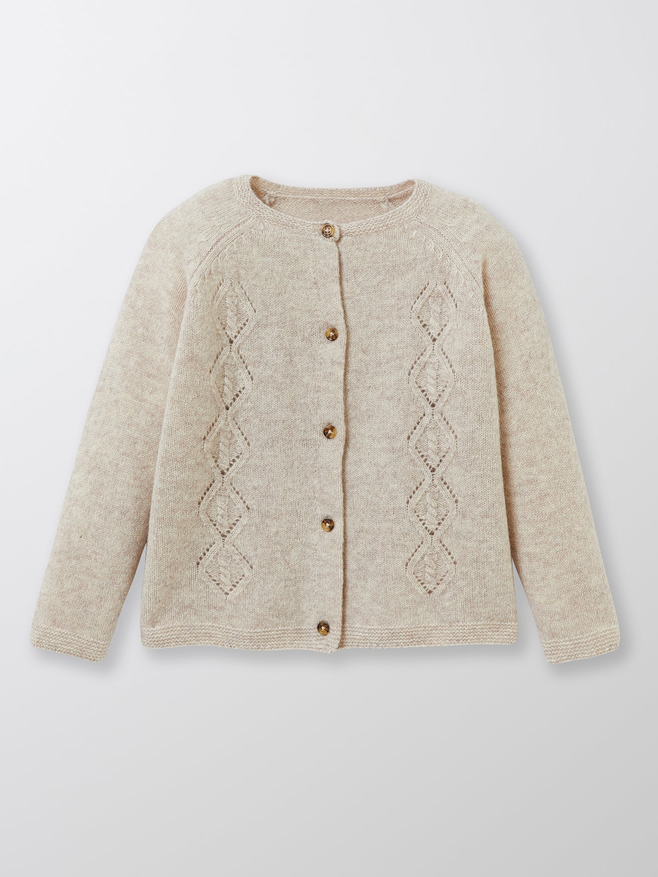 Mädchen-Cardigan aus Merino-Wolle