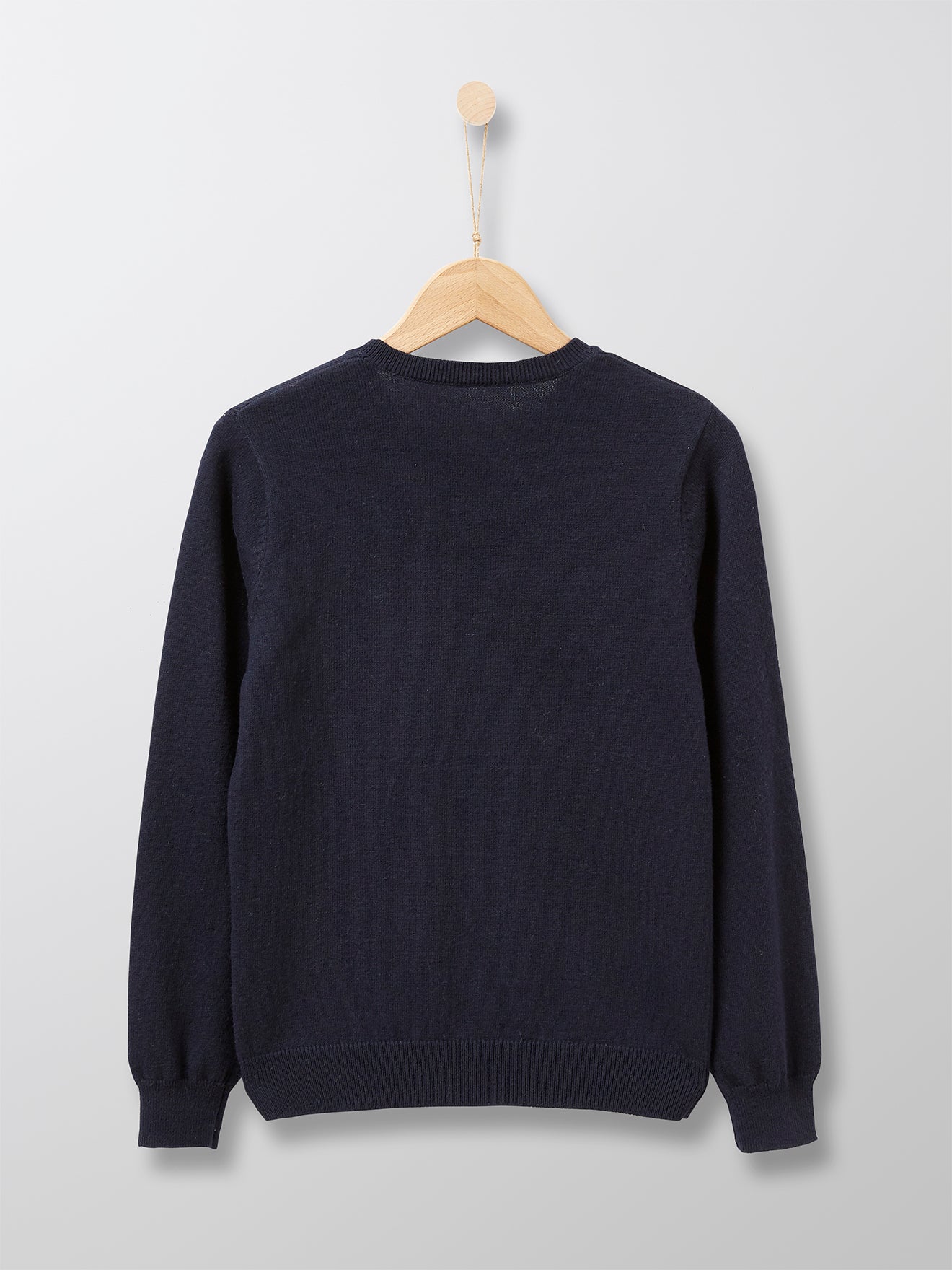 Jungen-Pullover mit V-Ausschnitt