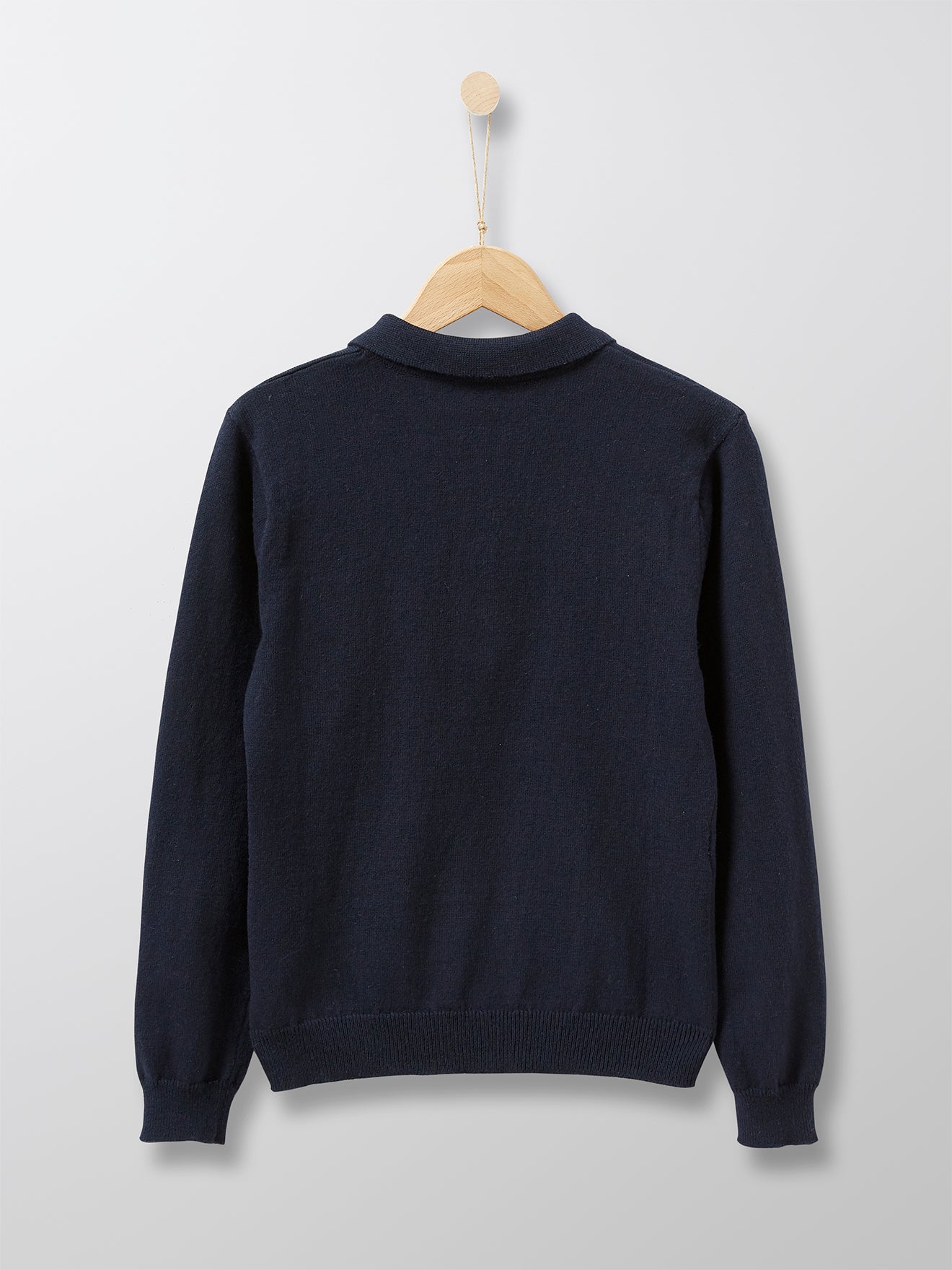 Jungenpullover mit Polokragen