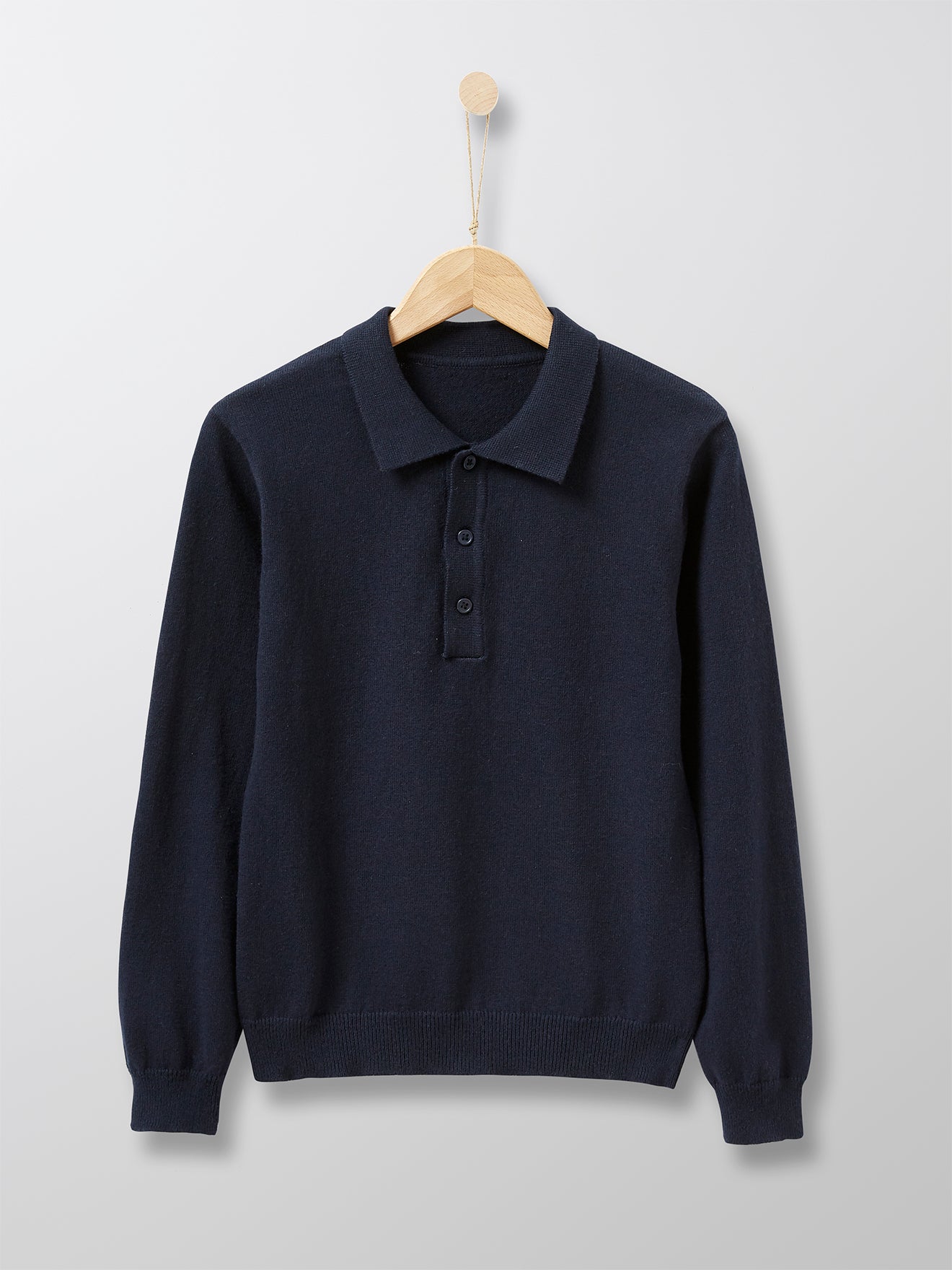 Jungenpullover mit Polokragen