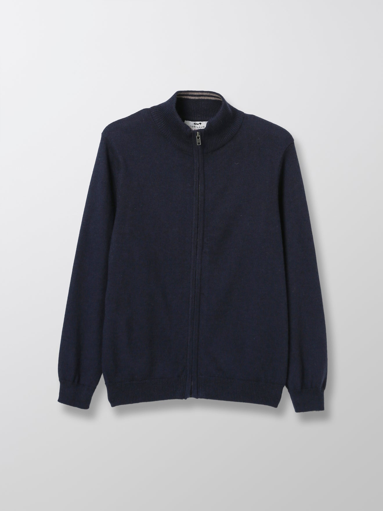 Jungen-Cardigan mit Stehkragen