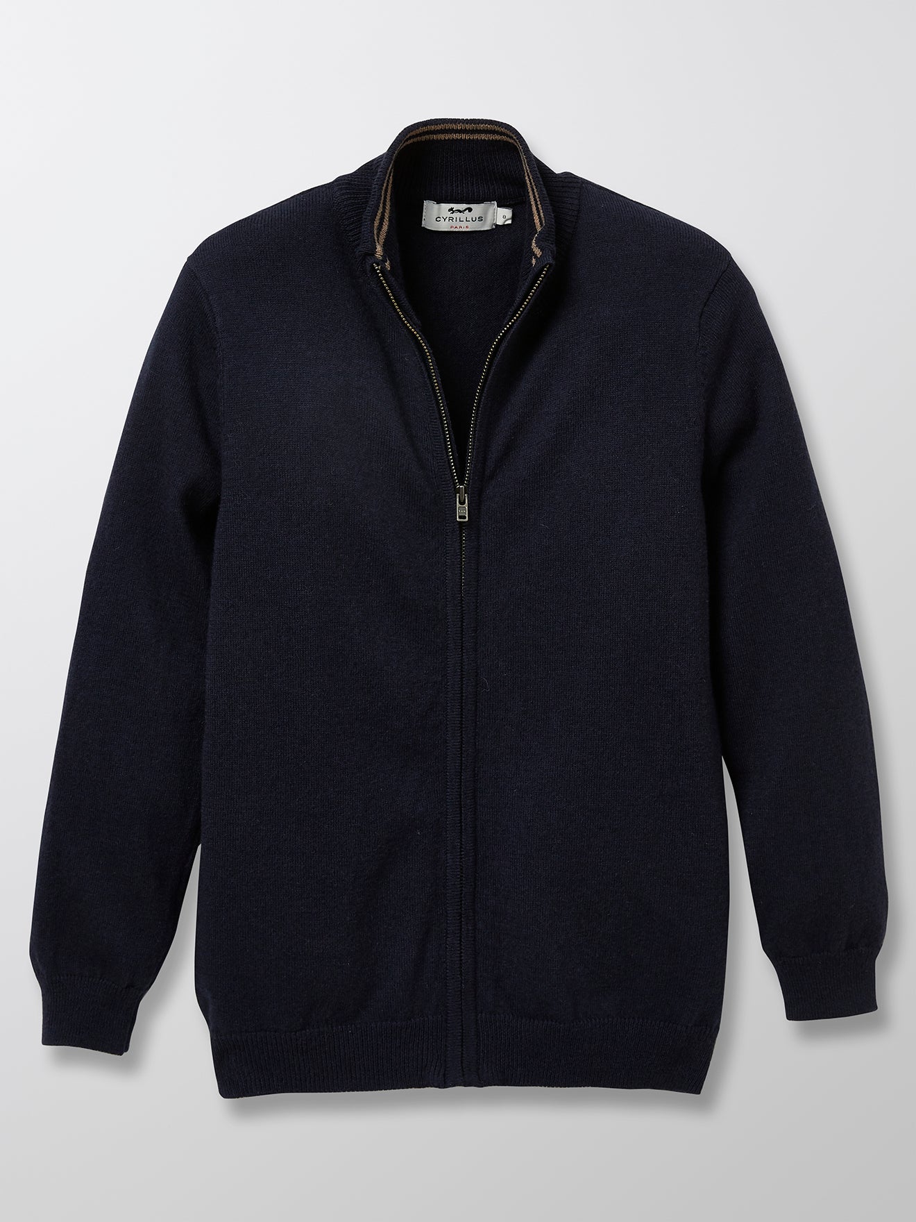 Jungen-Cardigan mit Stehkragen