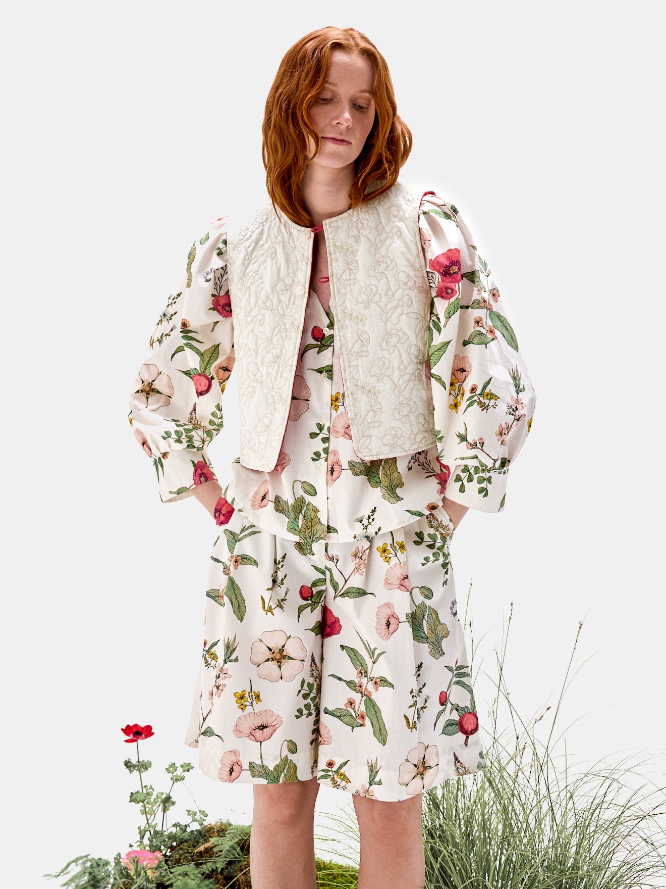 Damenjacke Acacia mit Stickerei - Kollektion von Deyrolle x Cyrillus