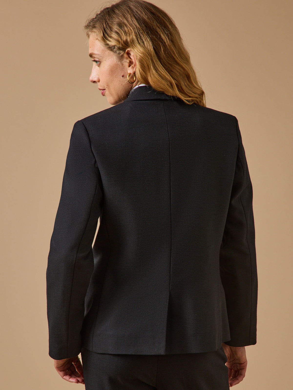 Einfarbiger Damen-Blazer