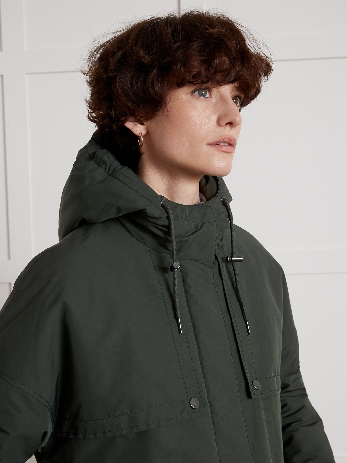 Halblanger Oversize Damen-Parka