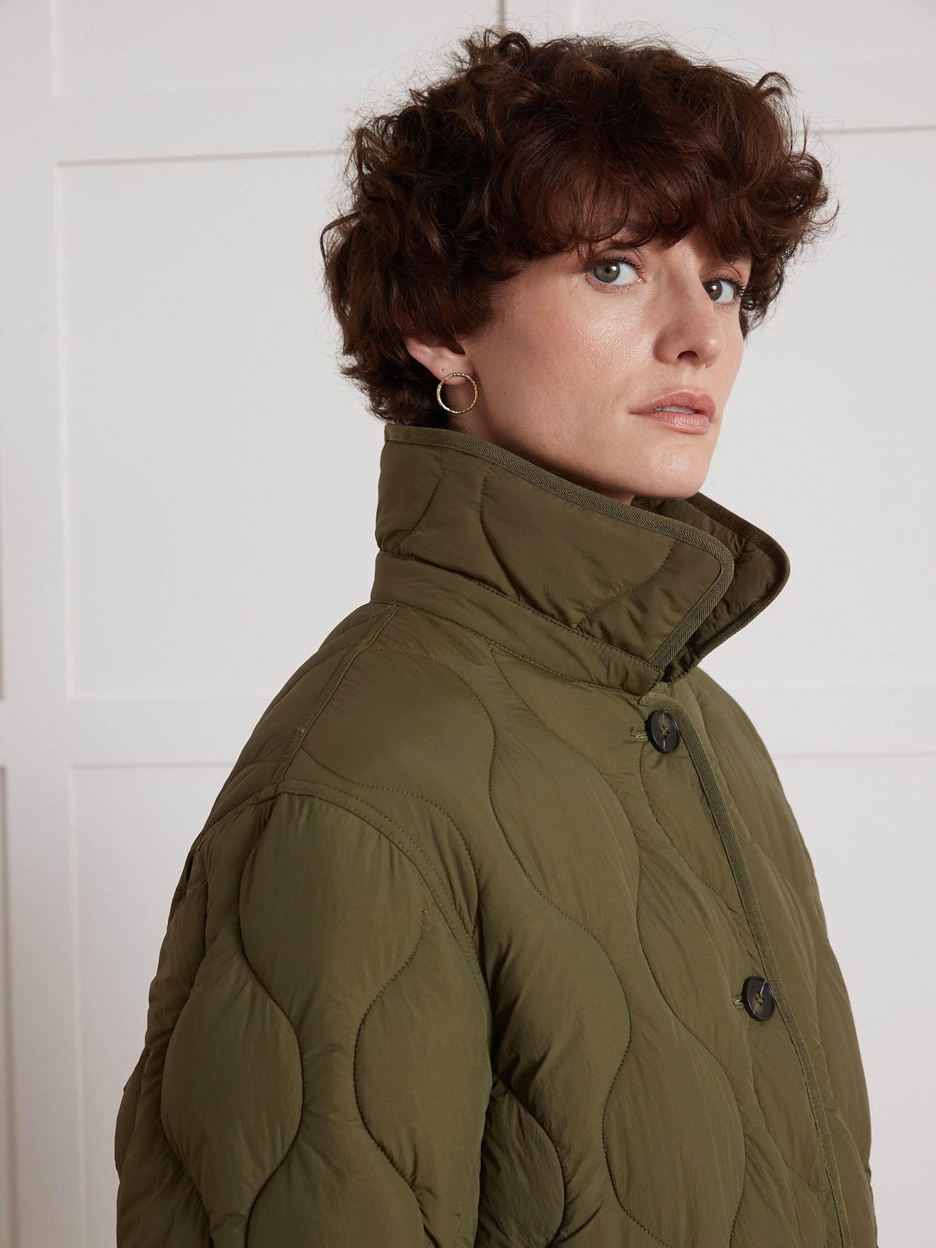 Wasserabweisende Damen-Steppjacke