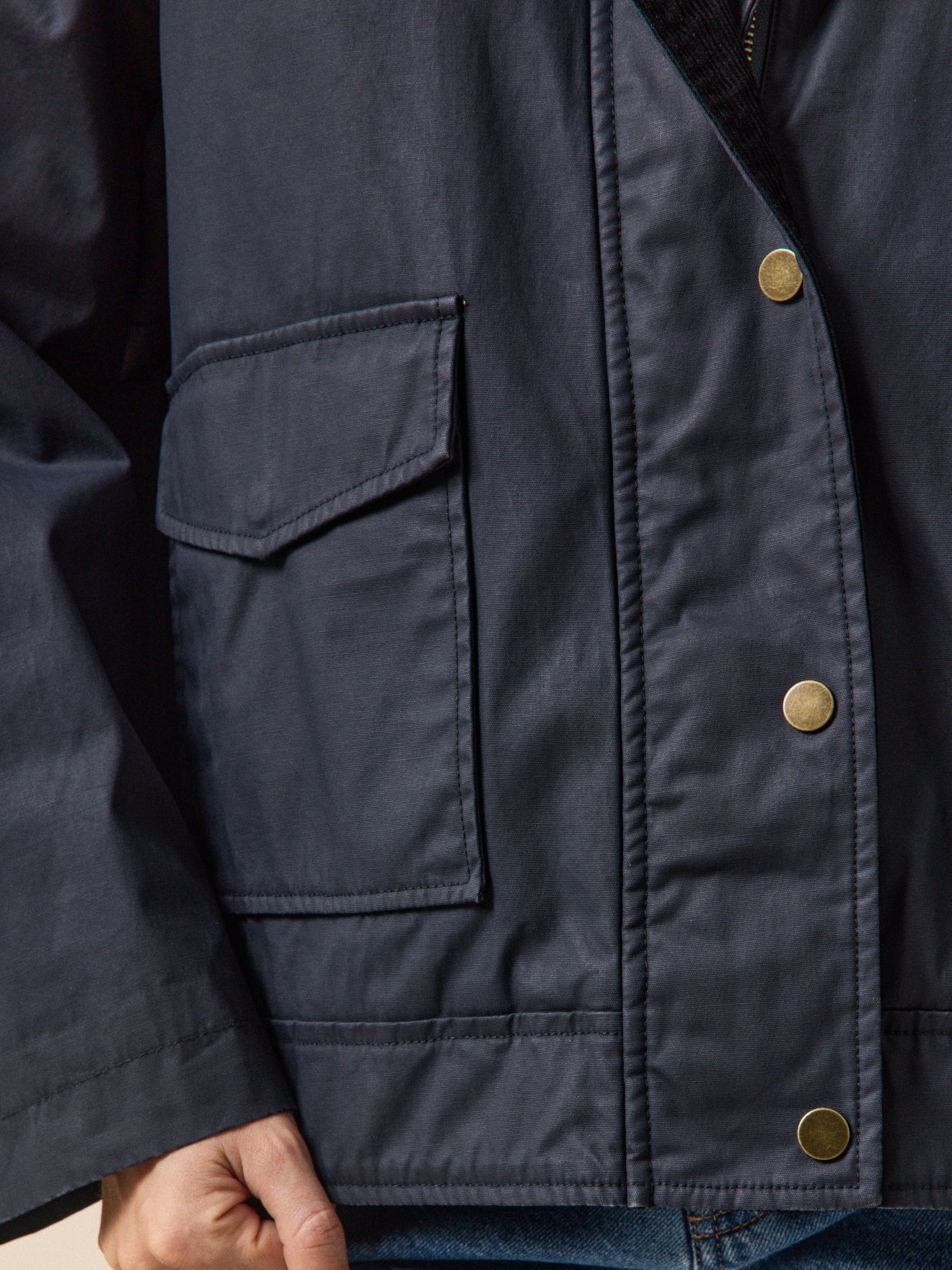 Beschichtete Damenjacke